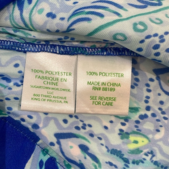 NWT Lilly Pulitzer Pim Jumpsuit Sea Sirens Size XS EUC - Picture 13 of 14